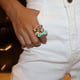 Blob Ring Silver color