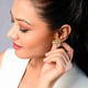 Ameena Studs Gold color