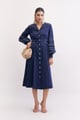 Seya Dress Navy Blue color