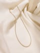 Cz Tennis Necklace Gold color