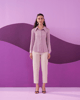 Allania Top Mauve color