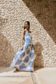 Sea Shell Maxi Blue/White color