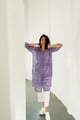 Periwinkle Bandhej Tunic Purple color