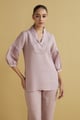 The Orla Top Lavender color