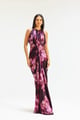 Ivy Kaftan Gown Purple color