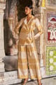 Benares Tissue Blazer Gold color
