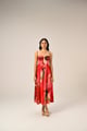 Aurora Rose Padded Dress Rose Pink color