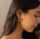Vivi Navrattan Hoops Gold color