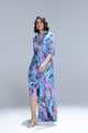 Lyla Shirt Gown Blue color