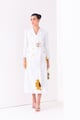 Zoa Trench Dress White color