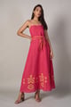 Clara Linen Maxi Pink Pink color