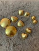 Shape Studs - Globe Gold color