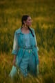 Prism Graphic Cyan Coord Blue color