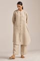 Undyed Natural Linen Co-Ord Set Undyed Natural color