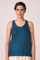 Lyra Blue Silk Top Blue color