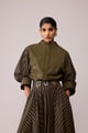 Ann - Olive Green color