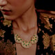 Sunayna Necklace Green/Gold color
