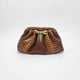 The Dragonfly Pouchette Bag Black/Gold color