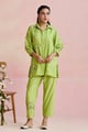 Arvi Kurta Set Green color