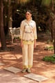 Lily Cream Lime Co-Ord Set Beige color