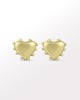 Passional Ear Studs (Craved) Silver color