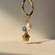 House Warming Key Chain Gold color