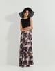 Black Dress in Modal Satin Black color