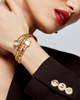 Pret Cuff Gold/White color