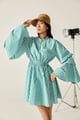 Betty Dress Green/White color