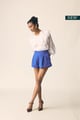 Retro Hot Pants in Bright Blue - Unrush - Image 1