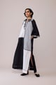 Neesa Dress - Black & White Black/White color