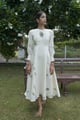 Live Leafy Maxi Dress Ivory color