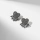 Danira Earrings Grey color