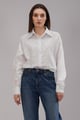 White Shirt with Moti Work White color