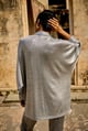 Mirrorwork Shirt Silver color