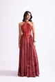 Clara Dress Red color