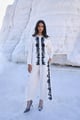 Front & Side Embroidered Pant Ivory color