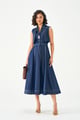 Eliana Dress Blue color