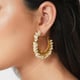 Aayana Earrings White/Gold color