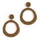 Asta Earring Beige color