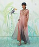 Chiffon Kurta Sets Pink color