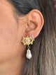 Eye Pearl Earrings - Amossh - Image 1