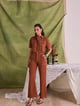 Elle Cargo Pants Brown color
