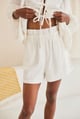 White Casual Shorts White color