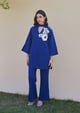 Dahlia Co-Ord Set Blue color