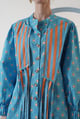 Dramatic Bloom Shirt Orange/Blue color