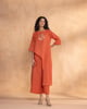 Luna Long Top Orange color