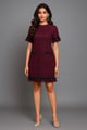 Marielle Dress Burgandy color