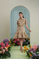 Too Sweet Skirt Beige Floral color