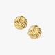 Classic Knot Studs Gold color